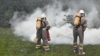 Training for firefighting